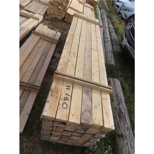 (102) Boards 2'' x 4'' x 8ft 