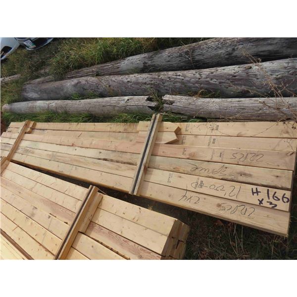 (38) Boards : (22) 2'' x 4'' x 12ft , (5) 2'' x 4'' x 12ft , (11) 2'' x 4'' x 12ft 