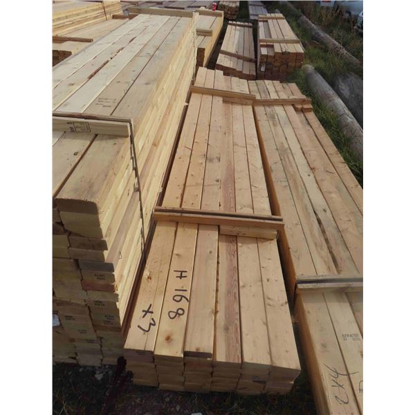 (57) Boards : (39) 2'' x 4'' x 10ft , (8) 2'' x 4'' x 11ft-03'' , (10) 2'' x 4'' x 10ft 