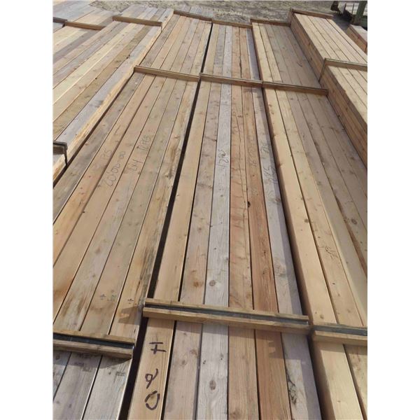 (18) Boards : (12) 2'' x 4'' x 18ft , (6) 2'' x 4'' x 18ft