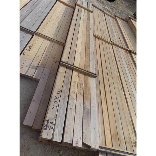 (39) Boards : (24) 2'' x 4'' x 16ft , (10) 2'' x 4'' x 16ft , (5) 2'' x 4'' x 