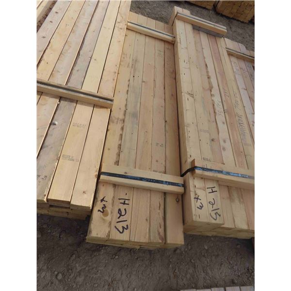(71) Boards : (40) 2'' x 4'' x 6ft, (6) 2'' x 4'' x 6ft-06'' , (25) 2'' x 4'' 
