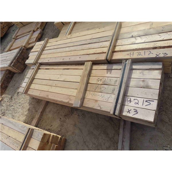 (96) Boards: (36) 2'' x 4'' x 7ft , (38) 2'' x 4'' x 7ft , (22) 2'' x 4'' x 