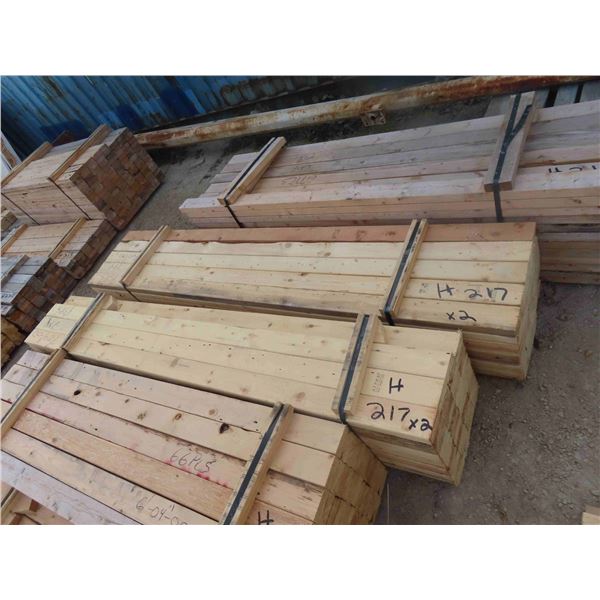 (88) Boards: (43) 2'' x 4'' x 7ft-04'' , (45) 2'' x 4'' x 7ft-10'' 