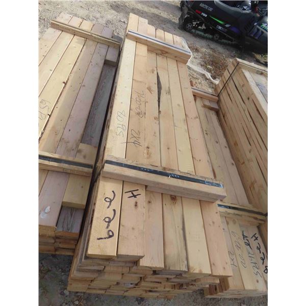 (80) Boards 2'' x 4'' x 7ft 
