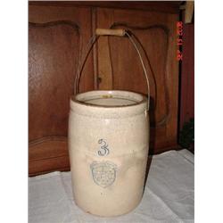 UHL BUTTER CHURN, 3 GAL W/BALE
