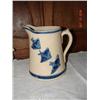 Image 1 : BLUE BIRD STONEWARE PITCHER