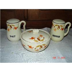 OLD JEWEL T SALT & PEPPER & GREASE BOWL