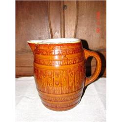 UHL BROWN BARREL PITCHER