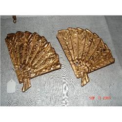 MCCOY GOLD FAN WALL POCKETS