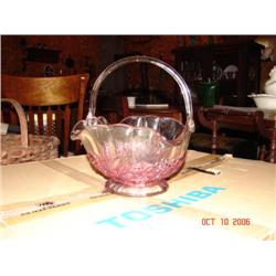INDIANA GLASS BASKET