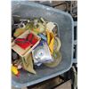 Image 1 : Rolling Waste Can Loaded w/Paint Supplies