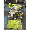 Image 1 : Ryobi Cordless Tools w/Bag and Bits