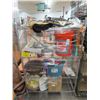 Image 1 : Storage Rack 4 w/Ext. Cord, Garden Supplies and More
