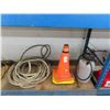 Image 1 : Pump Sprayer, Safety Cones, Hose