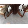 Image 5 : Mission Mahogany Pedestal Table w/6 Chairs