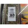 Image 2 : Framed Elephant Wall Art Artist Signed - Never Give Up by Royals -