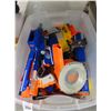 Image 1 : Tub w/Assorted Nerf Guns