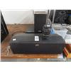 Image 1 : Polk Audio Speaker + Sub Woofer, DVD Player, Camera Lens