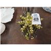 Image 2 : Brass Trim Dining Utensils & Candle Shades