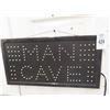 Image 1 : Man Cave Lighted Sign - No Shipping