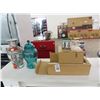 Image 2 : Oriental Vase, Glass Jar & Holiday Mugs