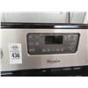 Image 2 : Whirlpool S/S Flat Top Range - Electric