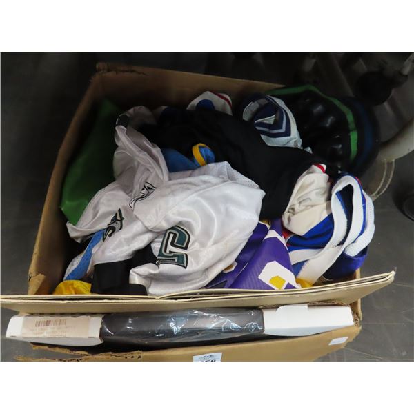 Box of Asst. Sport Jersey, Photo Frames and More