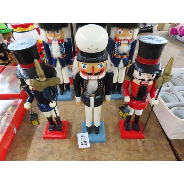 3-Asst. Nutcrackers - 3 X $