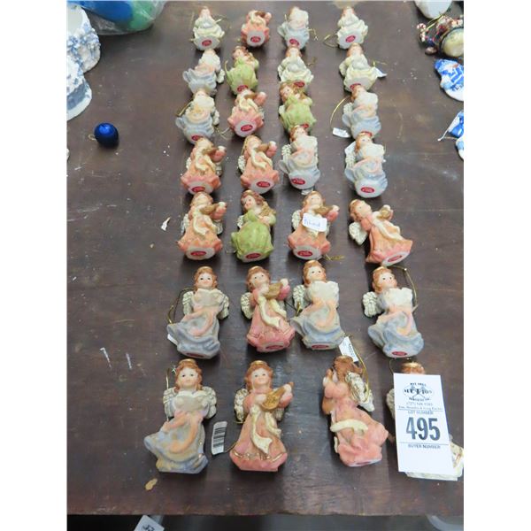 Lot of Christmas Angel Ornaments