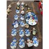 Image 1 : Lot of Christmas Snowman Ornaments, Wall Hanger