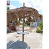 Image 2 : Standard Round Tiki Hut w/Table - Needs Rethatched - *(Removal By 10/25 By Appt.