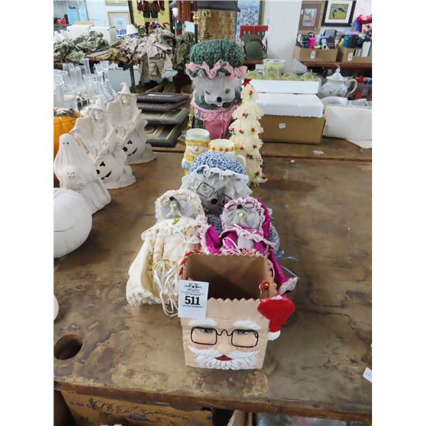 Snowman Cups, Mouse Décor, Christmas Tree, Santa Box