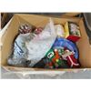 Image 1 : Box of Christmas Ornaments, Figurines and More