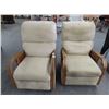 Image 1 : Cloth/Wicker Recliner Chairs - 2