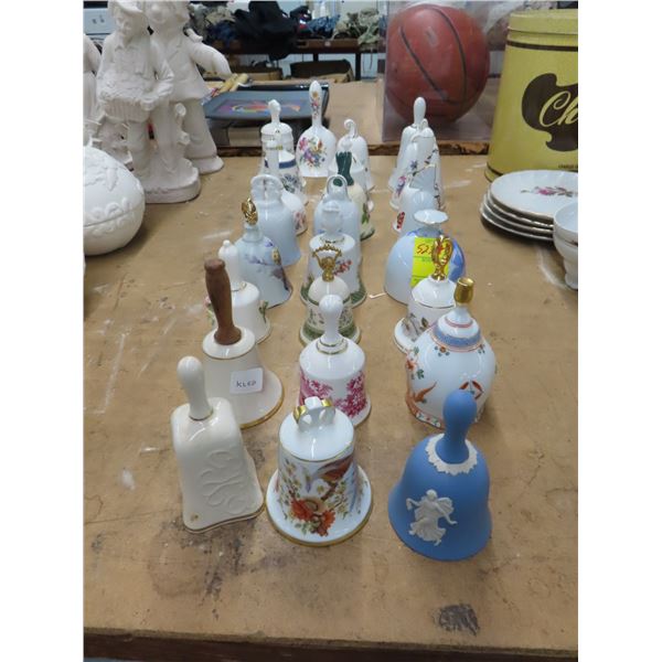 Lot of Asst. Ceramic Bells