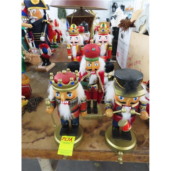 11-Collector Nutcrackers w/Shelf Hooks - 11 X $