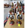 Image 1 : 6-Pedestal Style Nutcrackers - 6 X $