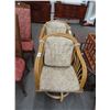Image 1 : Rolling Rattan Padded Chairs - 2
