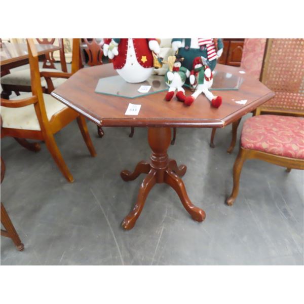 Mahogany Octagon Side Table