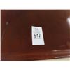 Image 2 : Mahogany Dining Table w/7 Chairs (One Damaged), Leaf
