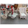 Image 1 : Rattan Chair w/2 Glasstop/Rattan Side Tables
