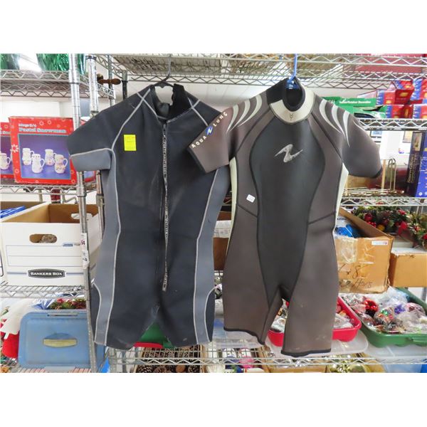 2-Aqua Long Half Wet Suits - 2 X $