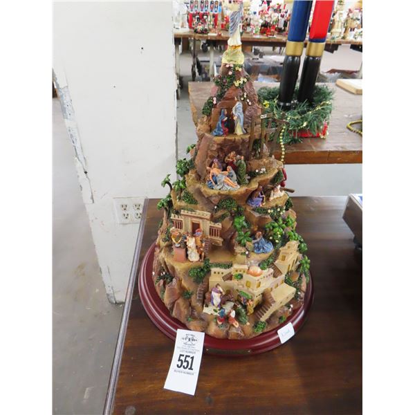 Nativity Christmas Tree Thomas Kinkaid and Numbered Christmas