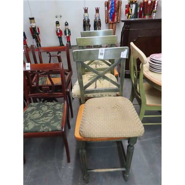 High Top Painted Bar Stools