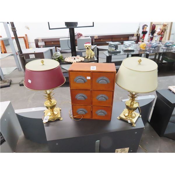 Brass Table Lamps - 2