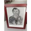 Image 3 : Framed Signed Tony Espisito, Sam Makita Hockey Photos - 2