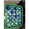 Image 1 : Bin of Asst. Blue Christmas Ornaments