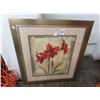 Image 1 : Framed Flower On Cloth Photo