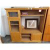 Image 1 : Pine TV Console Cabinet